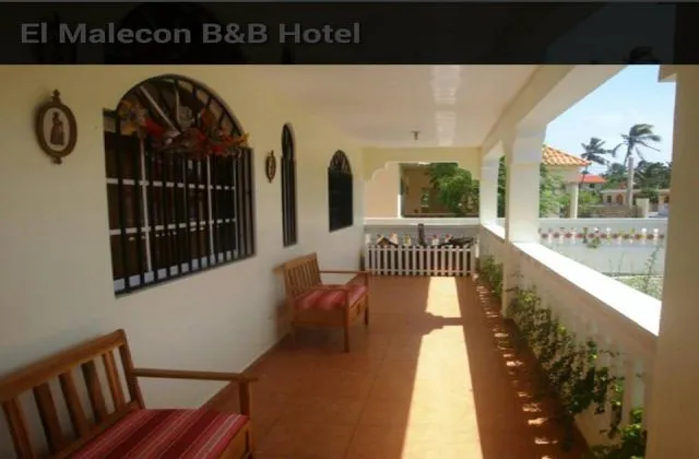 El Malecon B&B Hotel Cabrera terrace